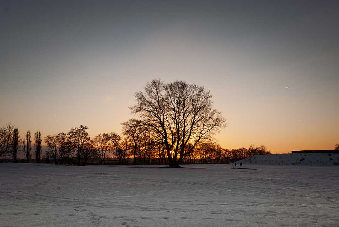 Couché de soleil sur Tempelhof