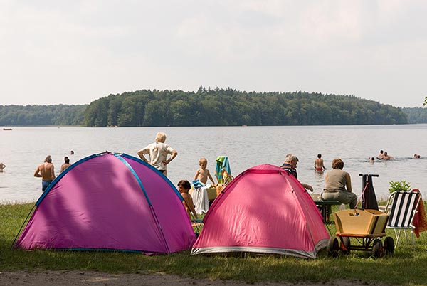 Baignade à Neuglobsow