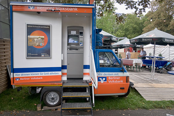 Attention, à Berlin les CB sont rarement utilisées