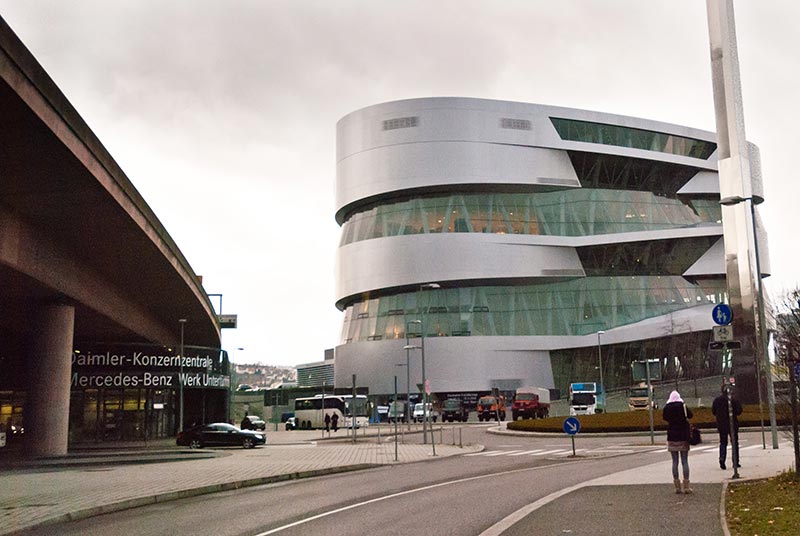 Les belles berlines du muséee Mercedes