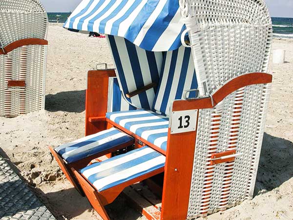Un Strandkorb porte-bonheur